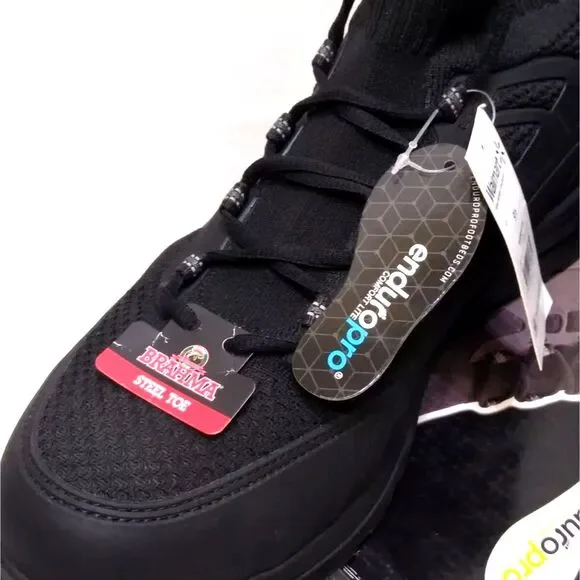 Steel Toe Boots . Size: 9 . Slip Resistant . Breathable Knit . Comfort Insole - Picture 6 of 7